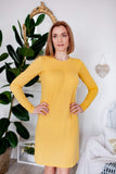 Merino wool women nightdress yellow