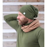 Merino wool big loop scarf for women and men